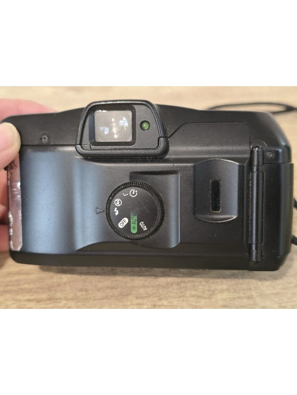 Canon Sure Shot 80 Tele Film Camera Black Parts Or Repair Only READ NOTE